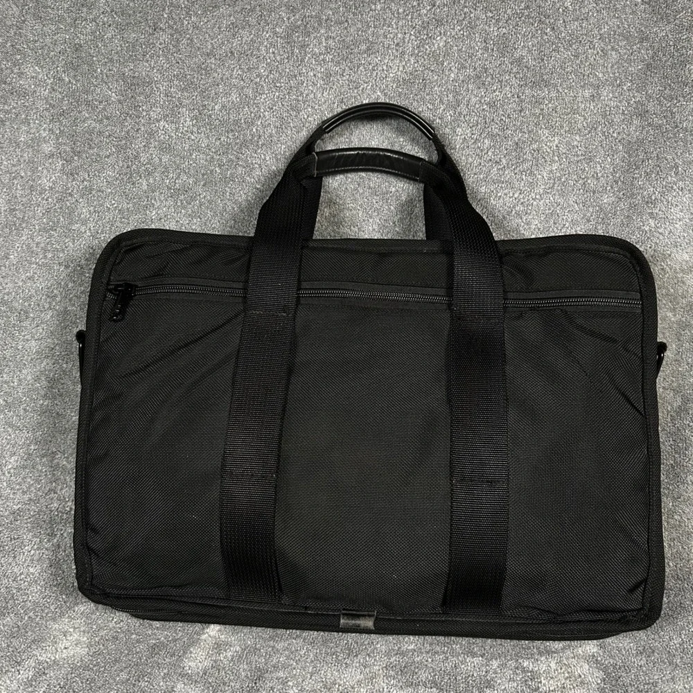 VTG Tumi Briefcase Messenger Laptop Bag Expandable Ballistic Nylon  Black USA